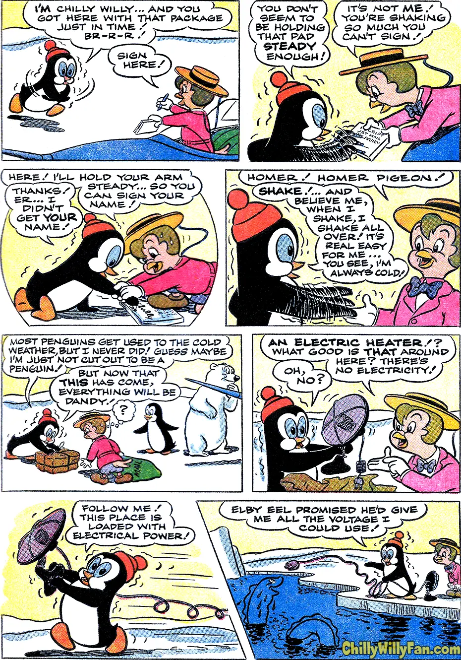 Chilly Willy comic - New Friend - Pg 2