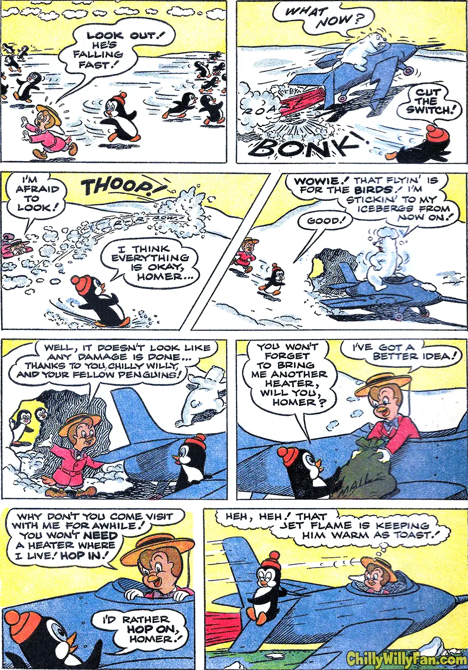 Chilly Willy comic - New Friend - Pg 5