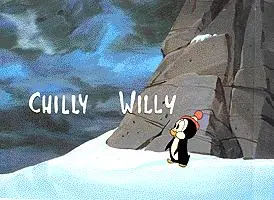 Chilly Willy's name on the Ice Wall